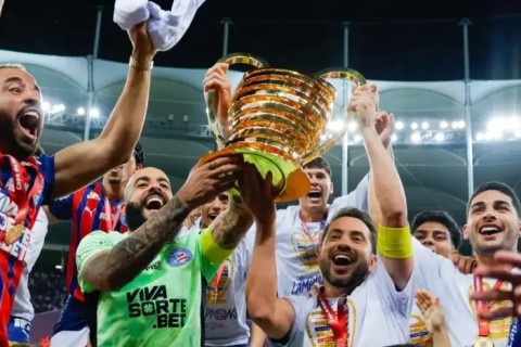 Bahia atropela Confiança e conquista Copa do Nordeste pela 5ª vez